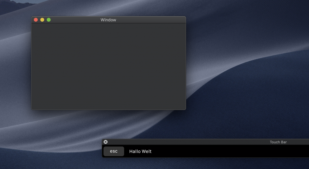Grundlagen der Touch Bar Teil 1 Let's Code Der EntwicklerBlog